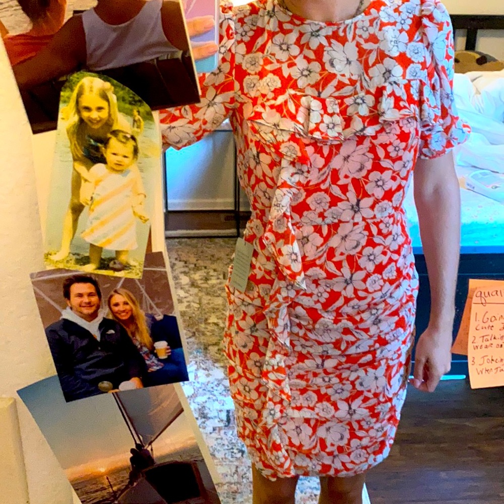 Beautiful NWT ruffle dress.